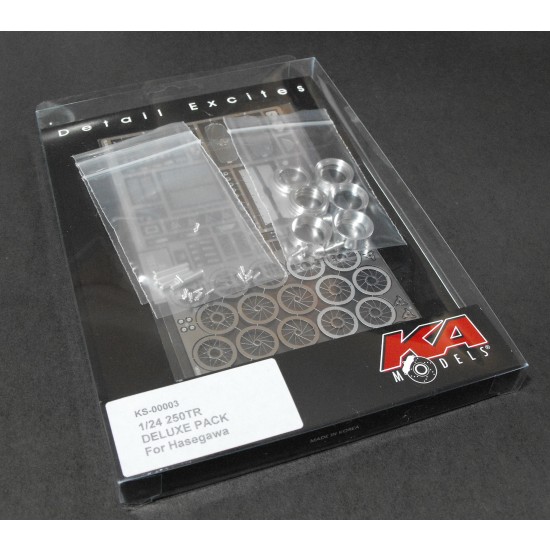 Detailed Upgrade set for 1/24 Ferrari 250 Testarossa for Hasegawa kit Detailed Upgrade set for 1/24 Ferrari 250 Testarossa for Hasegawa kit