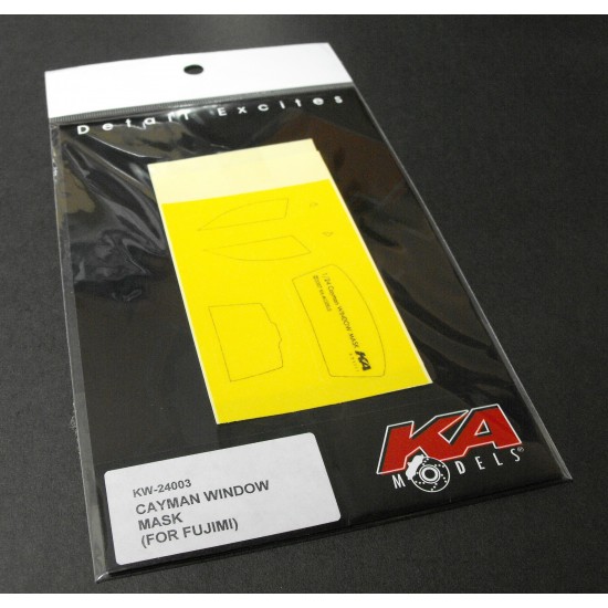 Window Mask for Fujimi 1/24 Cayman kit (2pcs, 105x70mm) Window Mask for Fujimi 1/24 Cayman kit (2pcs, 105x70mm)
