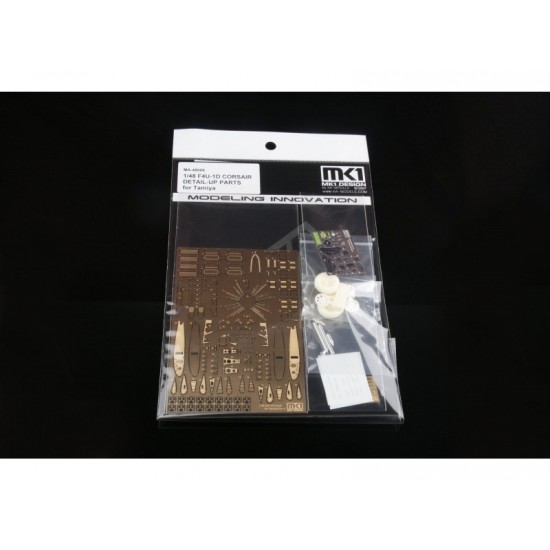 1/48 F4U-1D Corsair Detail-up Parts for Tamiya kit (Resin+PE+Metal parts + Decals) 1/48 F4U-1D Corsair Detail-up Parts for Tamiya kit (Resin+PE+Metal parts + Decals)