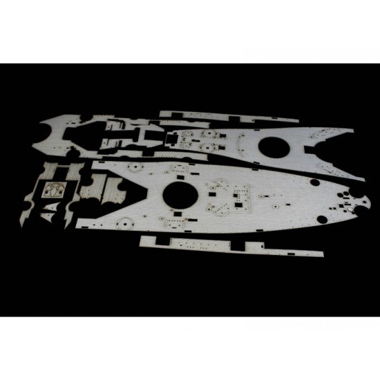 1/200 USS Missouri BB-63 Battleship Deluxe Detailing Set w/Wooden Deck for Trumpeter kit 1/200 USS Missouri BB-63 Battleship Deluxe Detailing Set w/Wooden Deck for Trumpeter kit