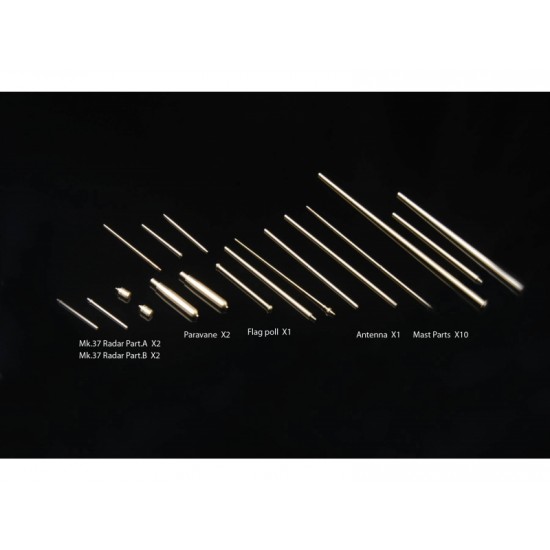 1/200 USS CV-8 Hornet Detail-up Deluxe Pack w/Full Wooden Deck for Merit/Trumpeter kit 1/200 USS CV-8 Hornet Detail-up Deluxe Pack w/Full Wooden Deck for Merit/Trumpeter kit