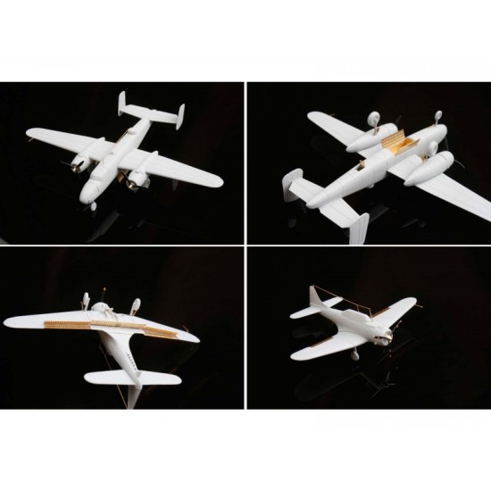 1/200 USS CV-8 Hornet Detail-up Deluxe Pack w/Full Wooden Deck for Merit/Trumpeter kit 1/200 USS CV-8 Hornet Detail-up Deluxe Pack w/Full Wooden Deck for Merit/Trumpeter kit