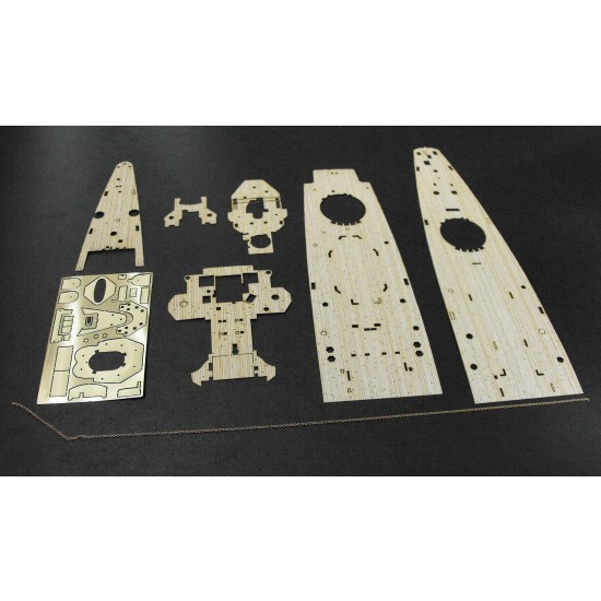 1/350 Admiral Graf Spee Wooden Deck for Academy kit 1/350 Admiral Graf Spee Wooden Deck for Academy kit