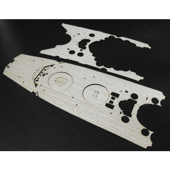 1/350 IJN MUSASHI Wooden Deck for Tamiya kit 1/350 IJN MUSASHI Wooden Deck for Tamiya kit