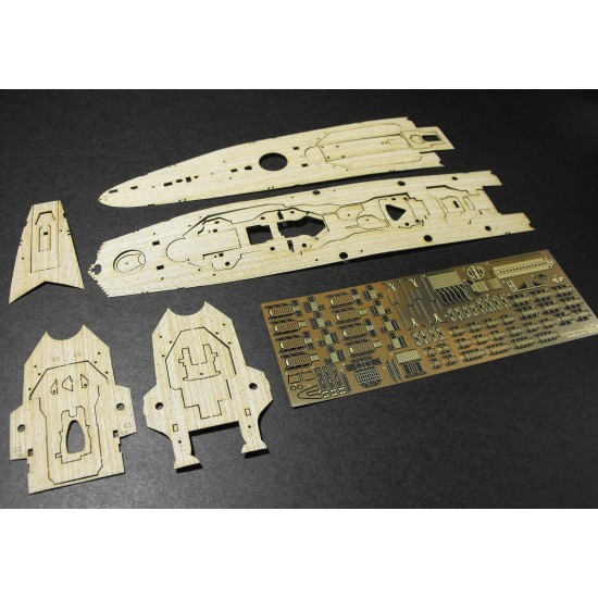 1/350 PRINZ EUGEN Wooden Deck for Trumpeter kit 1/350 PRINZ EUGEN Wooden Deck for Trumpeter kit