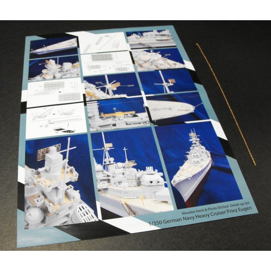 1/350 PRINZ EUGEN Wooden Deck for Trumpeter kit 1/350 PRINZ EUGEN Wooden Deck for Trumpeter kit