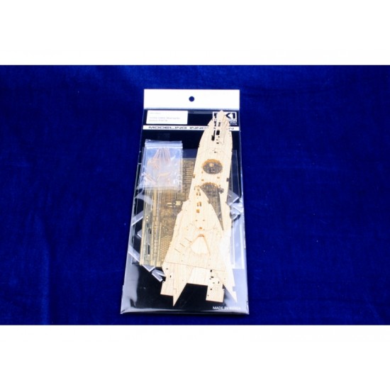 1/350 HMS Warspite Deluxe Upgrade Set (Wooden Deck+Photoetch+Barrels+Chain) for Academy kit #14105 1/350 HMS Warspite Deluxe Upgrade Set (Wooden Deck+Photoetch+Barrels+Chain) for Academy kit #14105