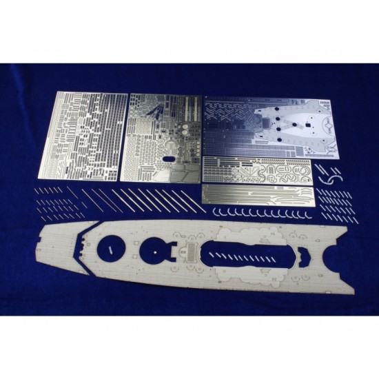 1/350 New Yamato Super Detail-Up Set (Deluxe Pack) for Tamiya #78025 kit 1/350 New Yamato Super Detail-Up Set (Deluxe Pack) for Tamiya #78025 kit