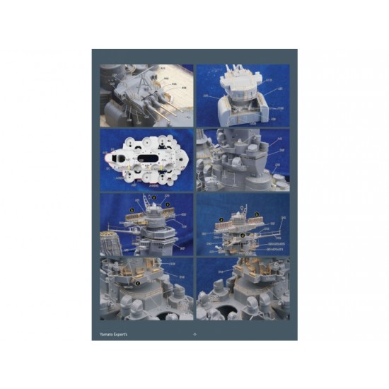 1/350 New Yamato Super Detail-Up Set (Deluxe Pack) for Tamiya #78025 kit 1/350 New Yamato Super Detail-Up Set (Deluxe Pack) for Tamiya #78025 kit