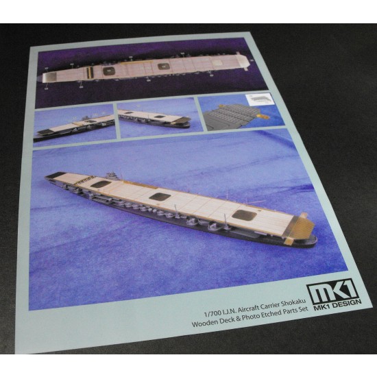 1/700 IJN Aircraft Carrier SHOKAKU Wooden Deck for Tamiya kit 1/700 IJN Aircraft Carrier SHOKAKU Wooden Deck for Tamiya kit