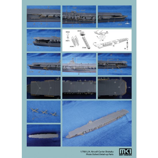 1/700 IJN Aircraft Carrier SHOKAKU Wooden Deck for Tamiya kit