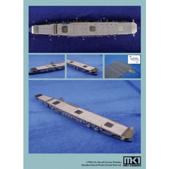 1/700 IJN Aircraft Carrier SHOKAKU Wooden Deck for Tamiya kit 1/700 IJN Aircraft Carrier SHOKAKU Wooden Deck for Tamiya kit