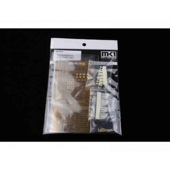 1/200 German Battleship Bismarck Accessory Set for Trumpeter kit 1/200 German Battleship Bismarck Accessory Set for Trumpeter kit