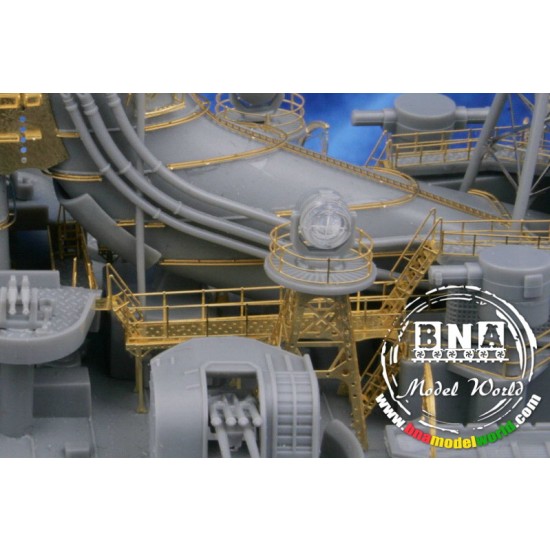 1/350 Photo-Etched Detail-Up set for Tamiyas IJN Heavy Cruiser Mogami kit#78023 1/350 Photo-Etched Detail-Up set for Tamiyas IJN Heavy Cruiser Mogami kit#78023