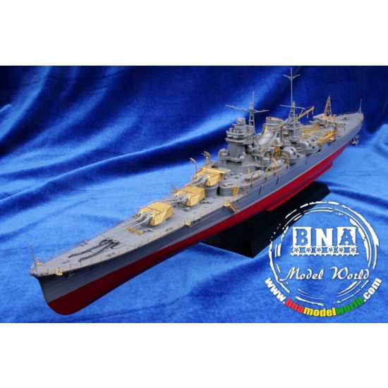 1/350 Photo-Etched Detail-Up set for Tamiyas IJN Heavy Cruiser Mogami kit#78023