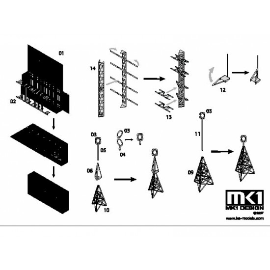 1/350 IJN Radar Set (New) 1/350 IJN Radar Set (New)