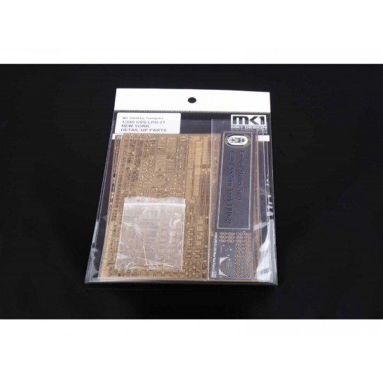 1/350 LPD-21 New York Detail-up Parts for Trumpeter kit (Photo-Etched + Metal parts) 1/350 LPD-21 New York Detail-up Parts for Trumpeter kit (Photo-Etched + Metal parts)