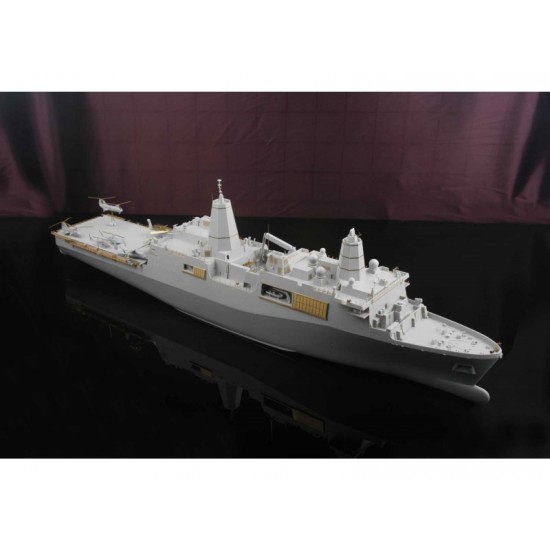 1/350 LPD-21 New York Detail-up Parts for Trumpeter kit (Photo-Etched + Metal parts) 1/350 LPD-21 New York Detail-up Parts for Trumpeter kit (Photo-Etched + Metal parts)