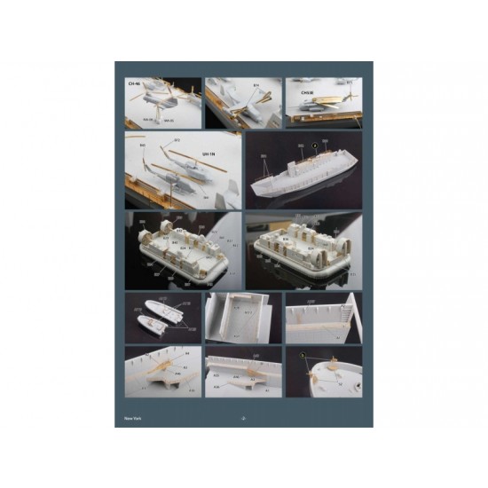 1/350 LPD-21 New York Detail-up Parts for Trumpeter kit (Photo-Etched + Metal parts) 1/350 LPD-21 New York Detail-up Parts for Trumpeter kit (Photo-Etched + Metal parts)