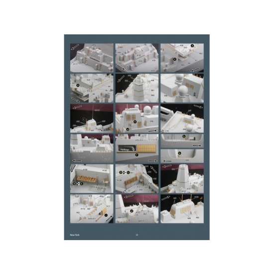 1/350 LPD-21 New York Detail-up Parts for Trumpeter kit (Photo-Etched + Metal parts) 1/350 LPD-21 New York Detail-up Parts for Trumpeter kit (Photo-Etched + Metal parts)