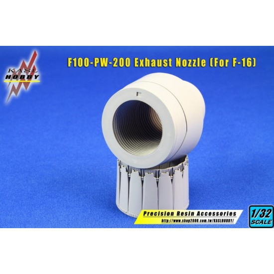 1/32 F-16 F100-PW-200/220 Exhaust Nozzle for Tamiya kits