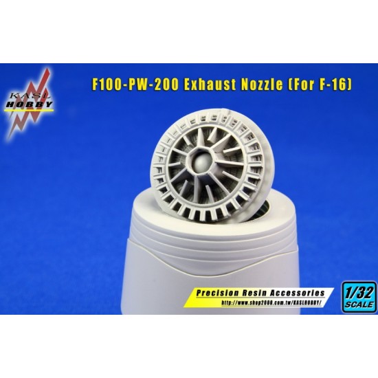 1/32 F-16 F100-PW-200/220 Exhaust Nozzle for Tamiya kits