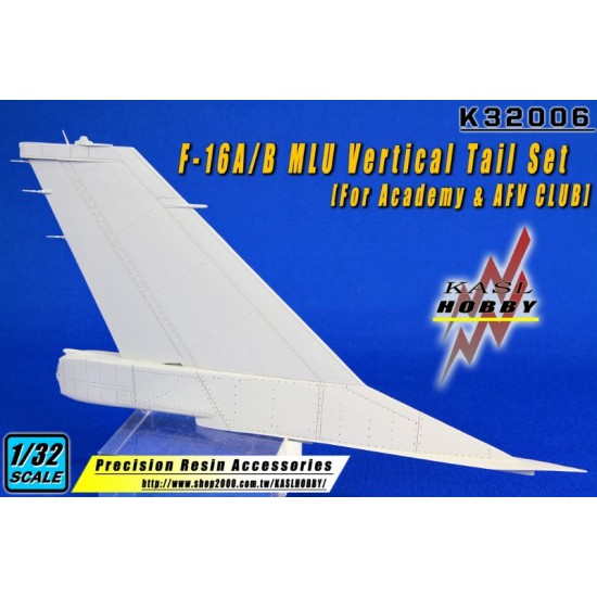 1/32 F-16A/B MLU Vertical Tail Set for Academy/AFV Club kits