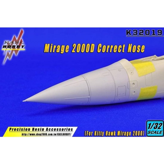 1/32 Mirage 2000D Correct Nose for Kitty Hawk kits 1/32 Mirage 2000D Correct Nose for Kitty Hawk kits