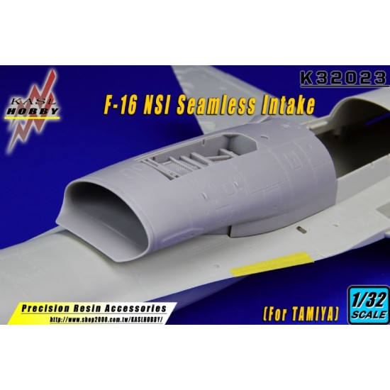1/32 General Dynamics F-16 Fighting Falcon NSI Seamless Intake Set for Tamiya kits 1/32 General Dynamics F-16 Fighting Falcon NSI Seamless Intake Set for Tamiya kits