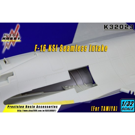 1/32 General Dynamics F-16 Fighting Falcon NSI Seamless Intake Set for Tamiya kits 1/32 General Dynamics F-16 Fighting Falcon NSI Seamless Intake Set for Tamiya kits