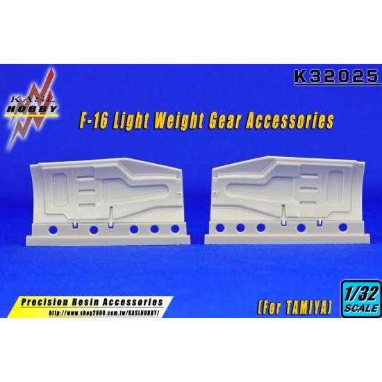 1/32 General Dynamics F-16 Fighting Falcon Light Weight Gear Accessories for Tamiya kits