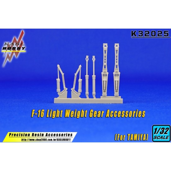 1/32 General Dynamics F-16 Fighting Falcon Light Weight Gear Accessories for Tamiya kits 1/32 General Dynamics F-16 Fighting Falcon Light Weight Gear Accessories for Tamiya kits