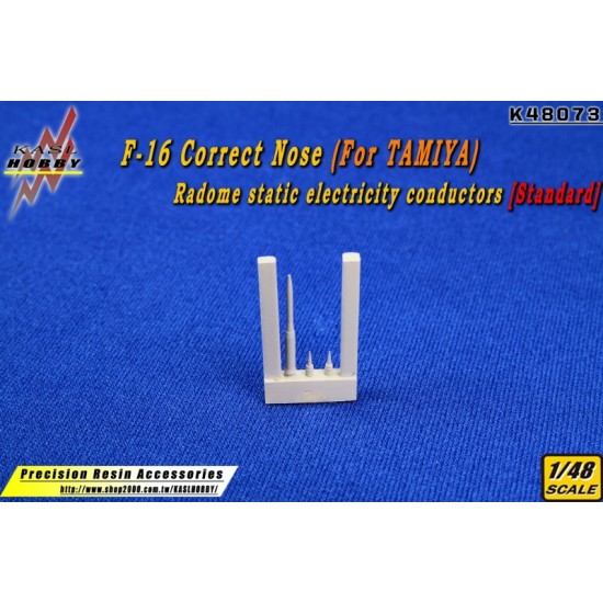 1/48 F-16 Correct Nose Static Electricity Conductors [Standard] for Tamiya kits