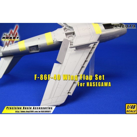 KASL Hobby 1//48 F-86F-40 Wing Flap Set for Hasegawa kits