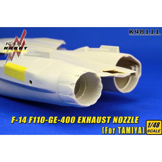 1/48 Grumman F-14D Tomcat F110-GE-400 Exhaust Nozzle for Tamiya kits