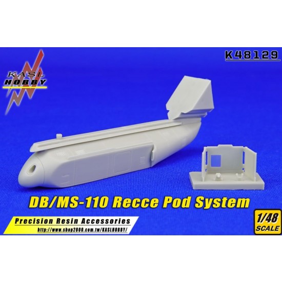 1/48 DB/MS-110 Recce Pod System for General Dynamics F-16 kits 1/48 DB/MS-110 Recce Pod System for General Dynamics F-16 kits
