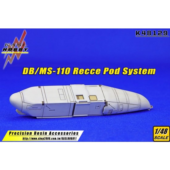 1/48 DB/MS-110 Recce Pod System for General Dynamics F-16 kits 1/48 DB/MS-110 Recce Pod System for General Dynamics F-16 kits