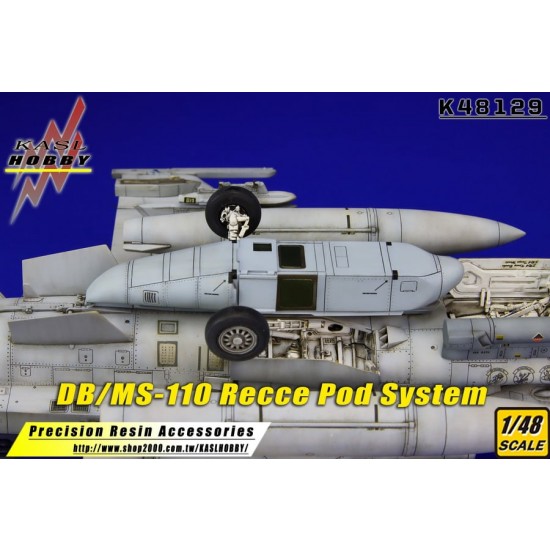 1/48 DB/MS-110 Recce Pod System for General Dynamics F-16 kits 1/48 DB/MS-110 Recce Pod System for General Dynamics F-16 kits