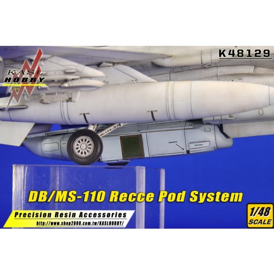 1/48 DB/MS-110 Recce Pod System for General Dynamics F-16 kits 1/48 DB/MS-110 Recce Pod System for General Dynamics F-16 kits