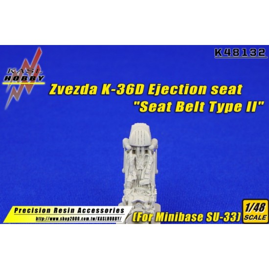 1/48 Zvezda K-36D Seat Belt Type II for Minibase SU-33