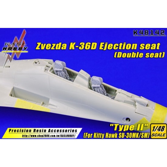 1/48 K-36D Ejection seat Seat Belt Type II for Kitty Hawk Sukhoi SU-30MK/SM kits