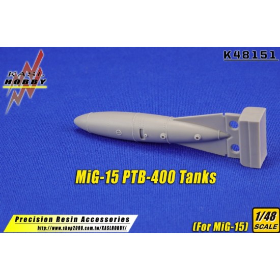 1/48 Mikoyan-Gurevich MiG-15 PTB-400 Tanks for Bronco/Tamiya/Trumpeter kits 1/48 Mikoyan-Gurevich MiG-15 PTB-400 Tanks for Bronco/Tamiya/Trumpeter kits