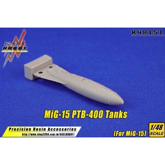 1/48 Mikoyan-Gurevich MiG-15 PTB-400 Tanks for Bronco/Tamiya/Trumpeter kits 1/48 Mikoyan-Gurevich MiG-15 PTB-400 Tanks for Bronco/Tamiya/Trumpeter kits