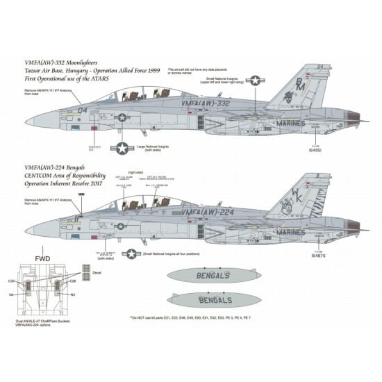 1/48 McDonnell Douglas F/A-18D ATARS 1/48 McDonnell Douglas F/A-18D ATARS
