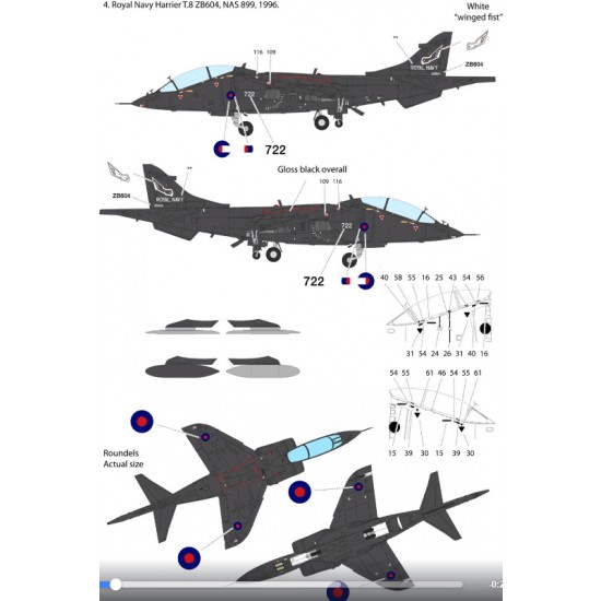 1/48 Bae T-Harrier Jump Jet T2/T4/T8 1/48 Bae T-Harrier Jump Jet T2/T4/T8