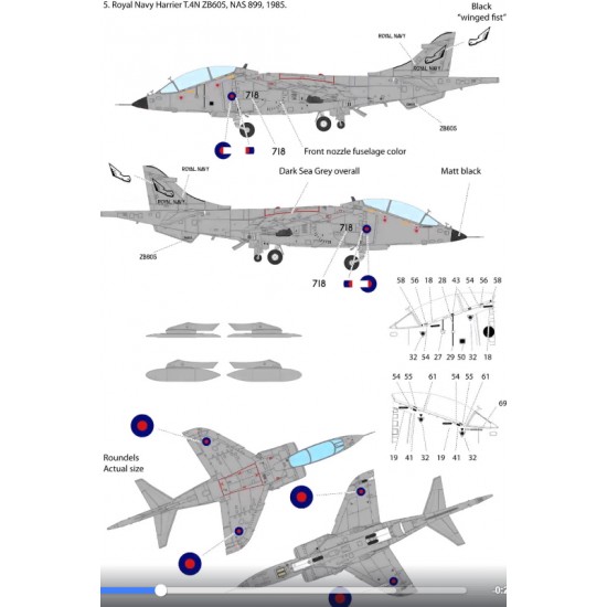 1/48 Bae T-Harrier Jump Jet T2/T4/T8 1/48 Bae T-Harrier Jump Jet T2/T4/T8