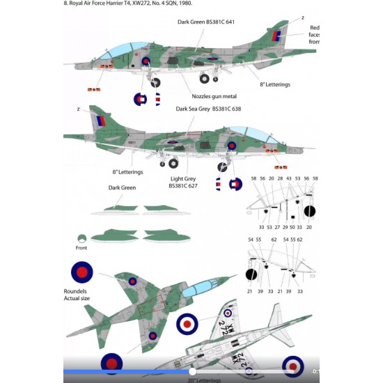 1/48 Bae T-Harrier Jump Jet T2/T4/T8 1/48 Bae T-Harrier Jump Jet T2/T4/T8
