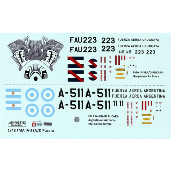 1/48 FMA IA 58 Pucara Counter-insurgency Aircraft 1/48 FMA IA 58 Pucara Counter-insurgency Aircraft