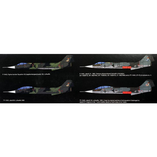 1/48 Luftwaffe Lockheed F-104G / TF-104G (2in1) Starfighter 1/48 Luftwaffe Lockheed F-104G / TF-104G (2in1) Starfighter