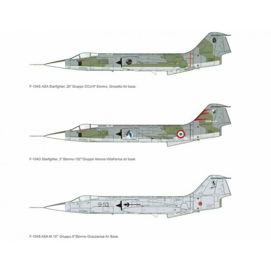 1/48 Italian Air Force F-104G/S Asa/m Starfighter 1/48 Italian Air Force F-104G/S Asa/m Starfighter